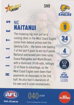 2020 Select AFL Hilites #SH9 Nic Naitanui Back